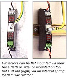 Protector mounting methods