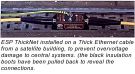 ESP ThickNet installed to protect network feed from satellite building