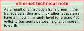 Ethernet technical note