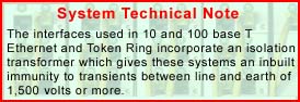 System technical note