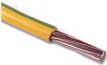 Green and yellow PVC insulated stranded copper cable