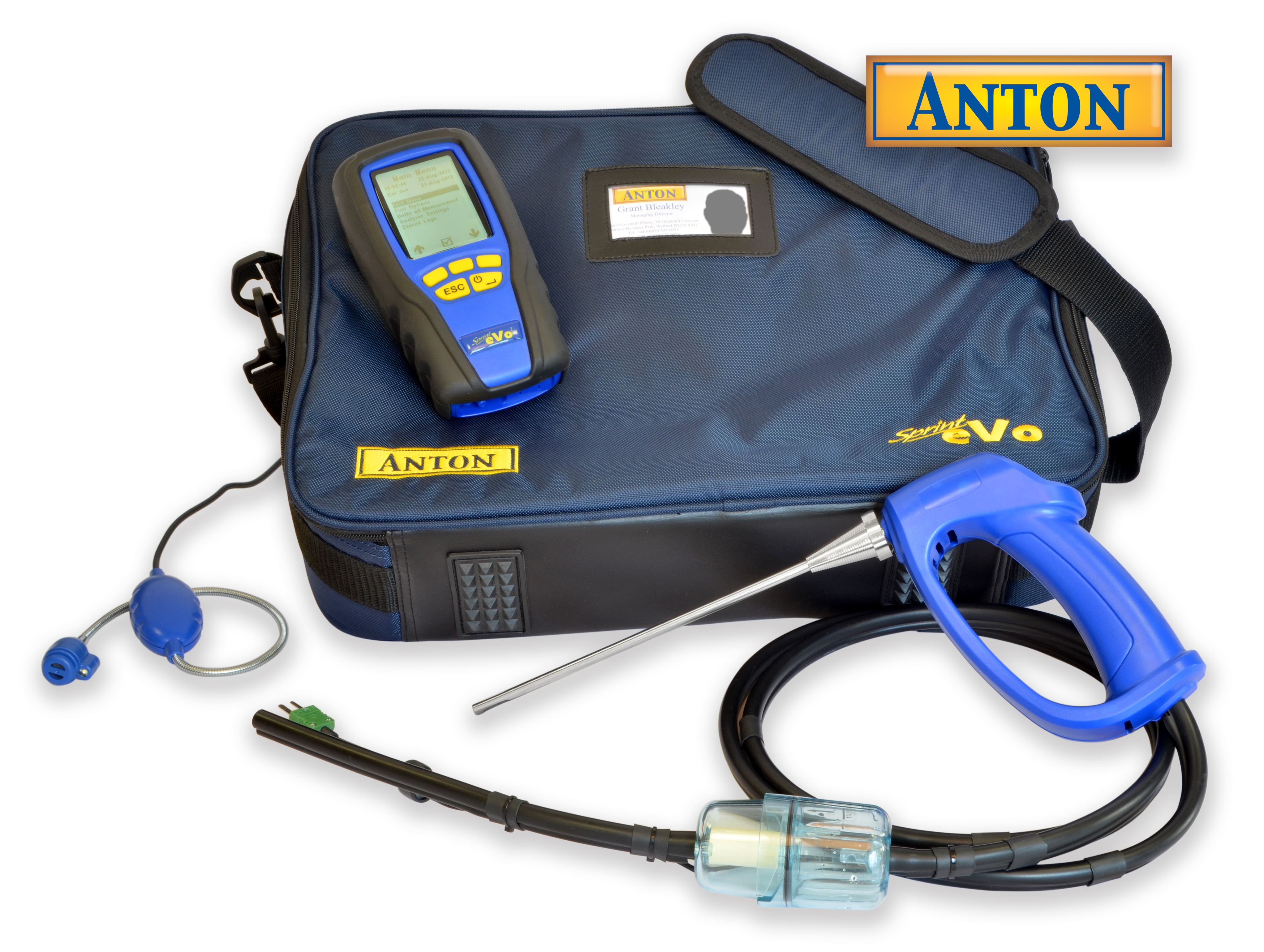 Anton Sprint V And eVo Flue Gas Analyser Flue Probe 90° RIGHT ANGLE Bend