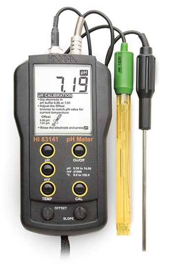HI-83141 pH Meter with Electrode and Temperature Probe [HI-83141]