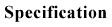 Specification