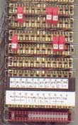 Single line protectors installed on LSA-PLUSdisconnection modules, via ESP KE10 earth bars;on all incoming signal and data lines.