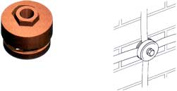 Screwdown test clamp