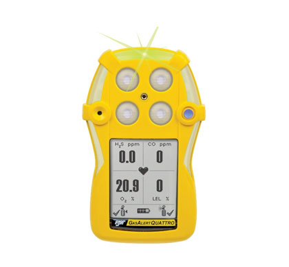 BW Gas Alert Quattro Multi-Gas Detector