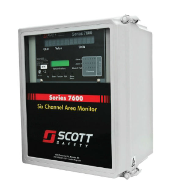 3M Scott Safety 7600 Sentinel VI Series Six Channel Controller