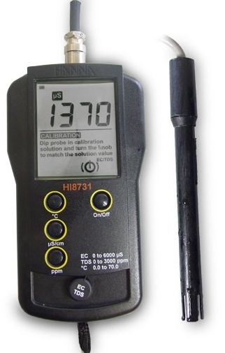 HI-8731N Portable EC, TDS, Temperature Meter [HI-8731N]