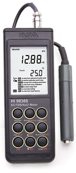 HI-98360N EC/TDS/NaCl/°C Meter [HI-98360N]
