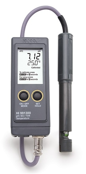 HI-991300N pH/EC/TDS/C Handheld Meter [HI-991300N]