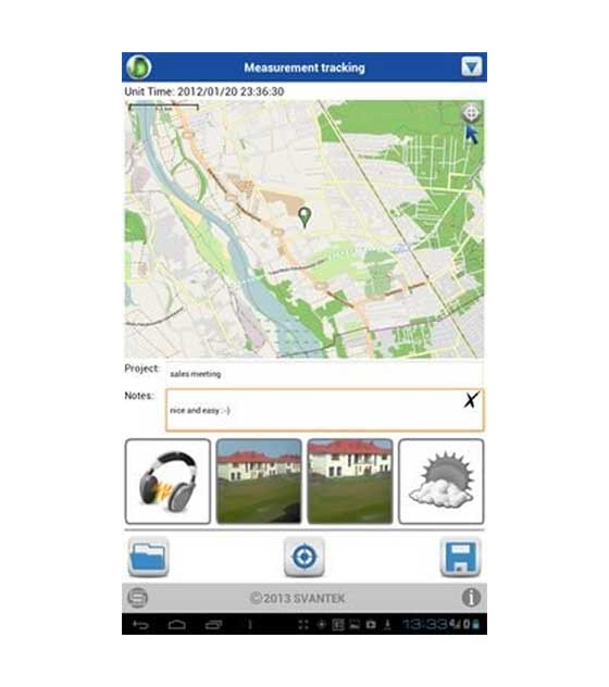 Svantek SvanMOBILE Application for Smartphones